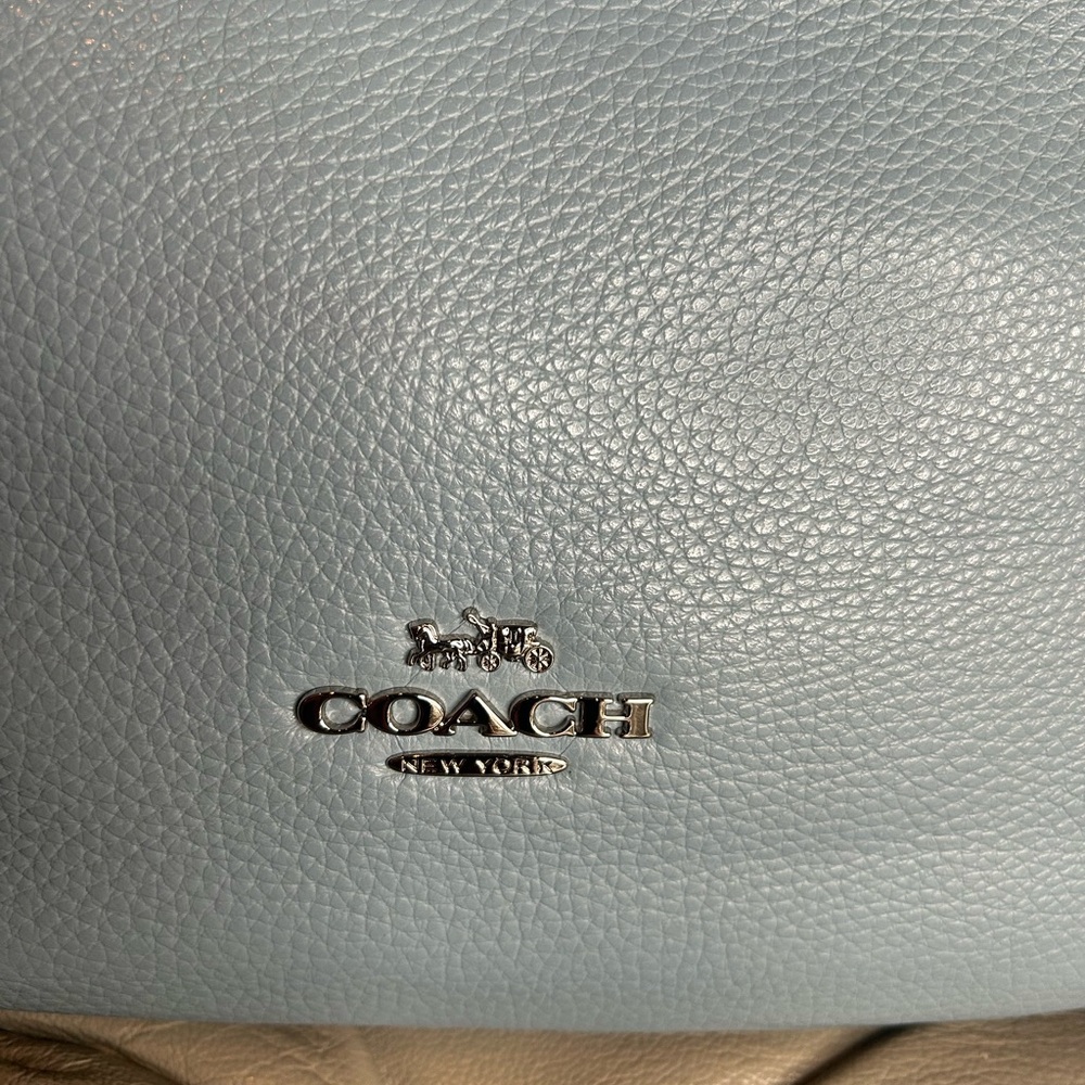 Coach WOMENS ABBY DUFFLE SHOULDER BAG PALE BLUE - Picture 10 of 15